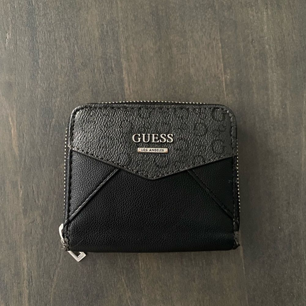 Guess Black Compact Wallet